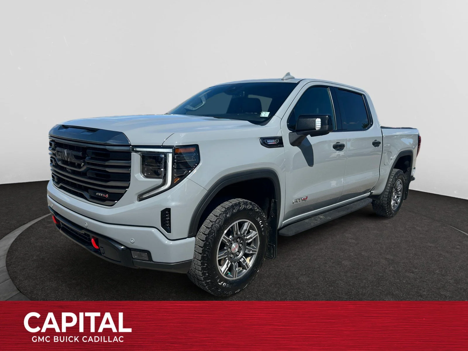 Used 2024 Gray GMC AT4 Crew Cab image 1