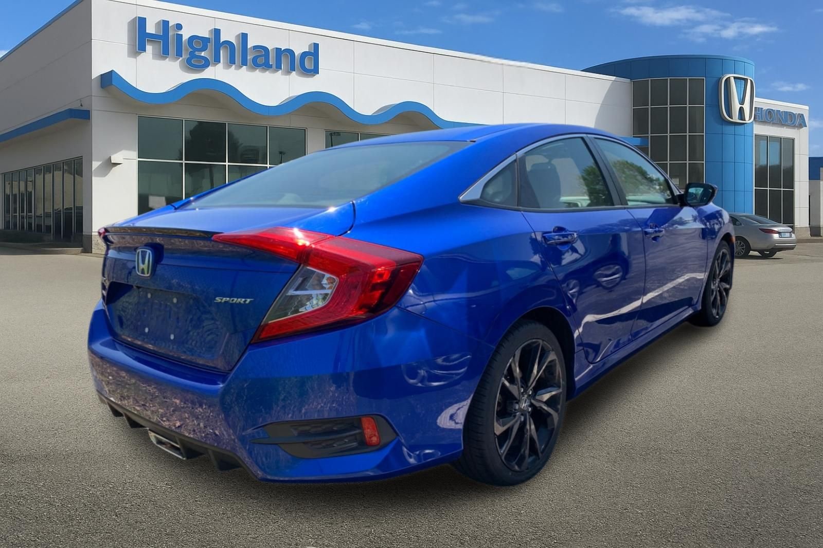 Certified Used 2019 Blue Honda Sport image 4