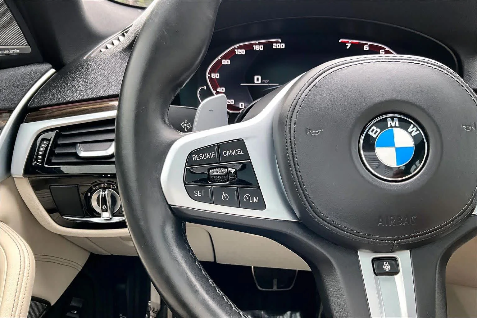 Used 2021 Bernina Grey Amber Effect Metallic BMW 540i xDrive image 24