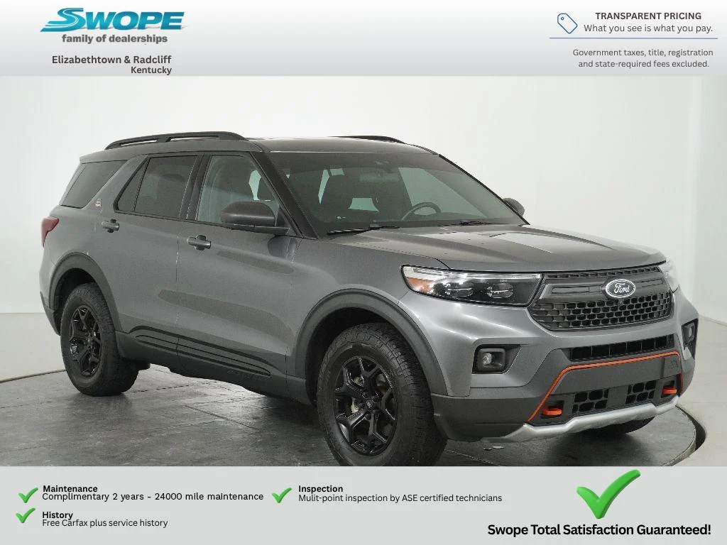 Used 2022 Carbonized Gray Metallic Ford Timberline image 1