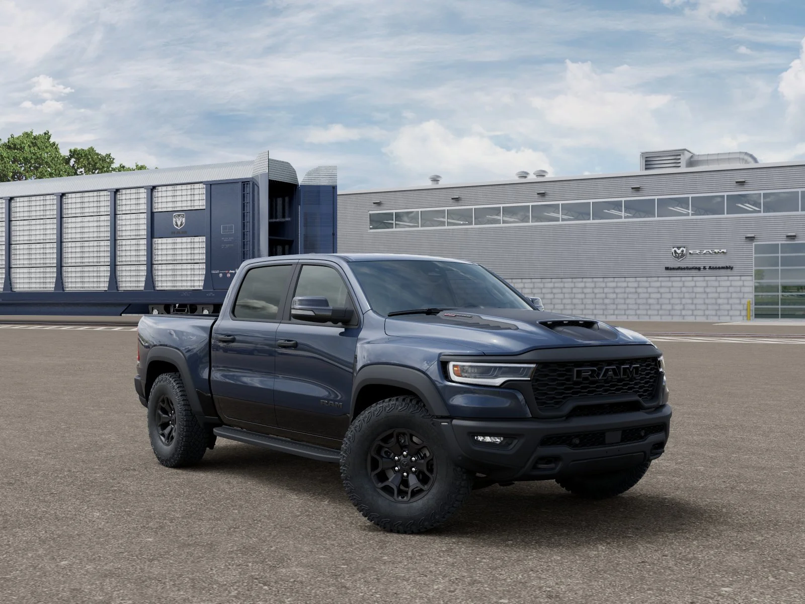 New 2026 Forged Blue Metallic Exterior Paint RAM RHO image 3