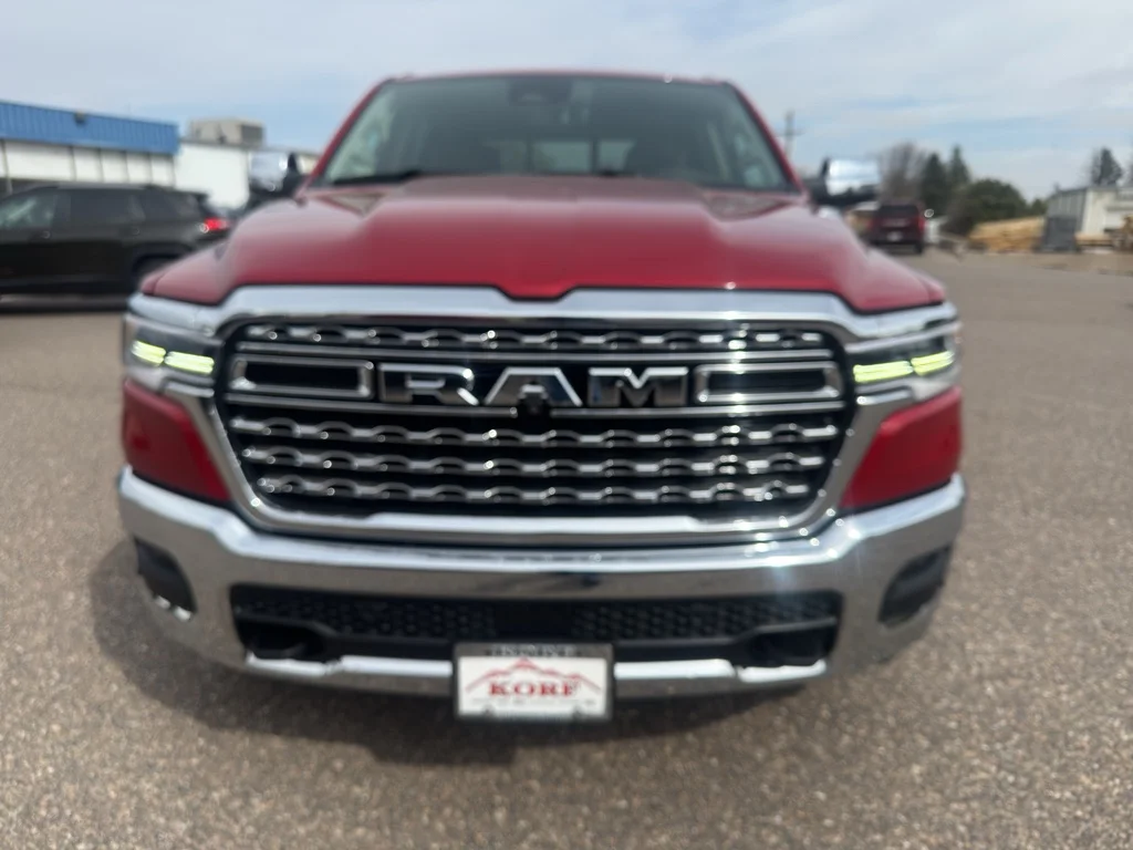 New 2026 Molten Red Pearl-Coat Exterior Paint RAM Longhorn image 3