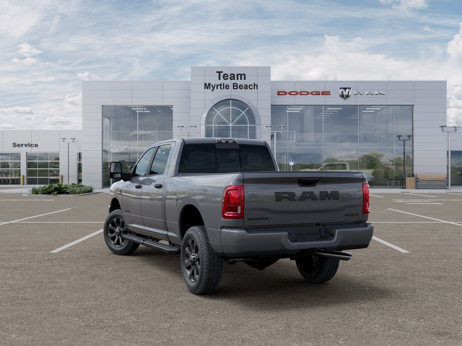 New 2026 Ceramic Gray Clear-Coat Exterior Paint RAM Big Horn image 30