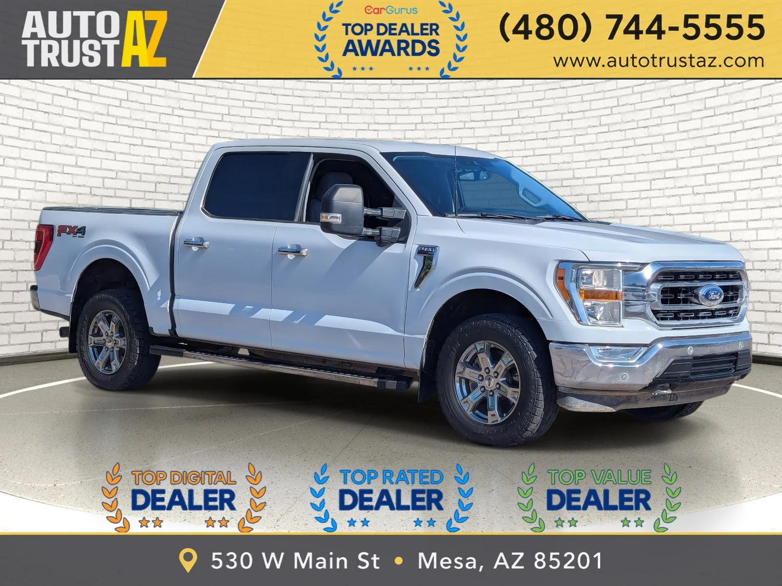 Used 2021 Oxford White Ford XLT image 1