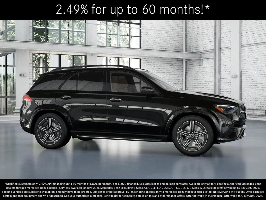 New 2026 Obsidian Black Metallic Mercedes-Benz GLE 450 image 14