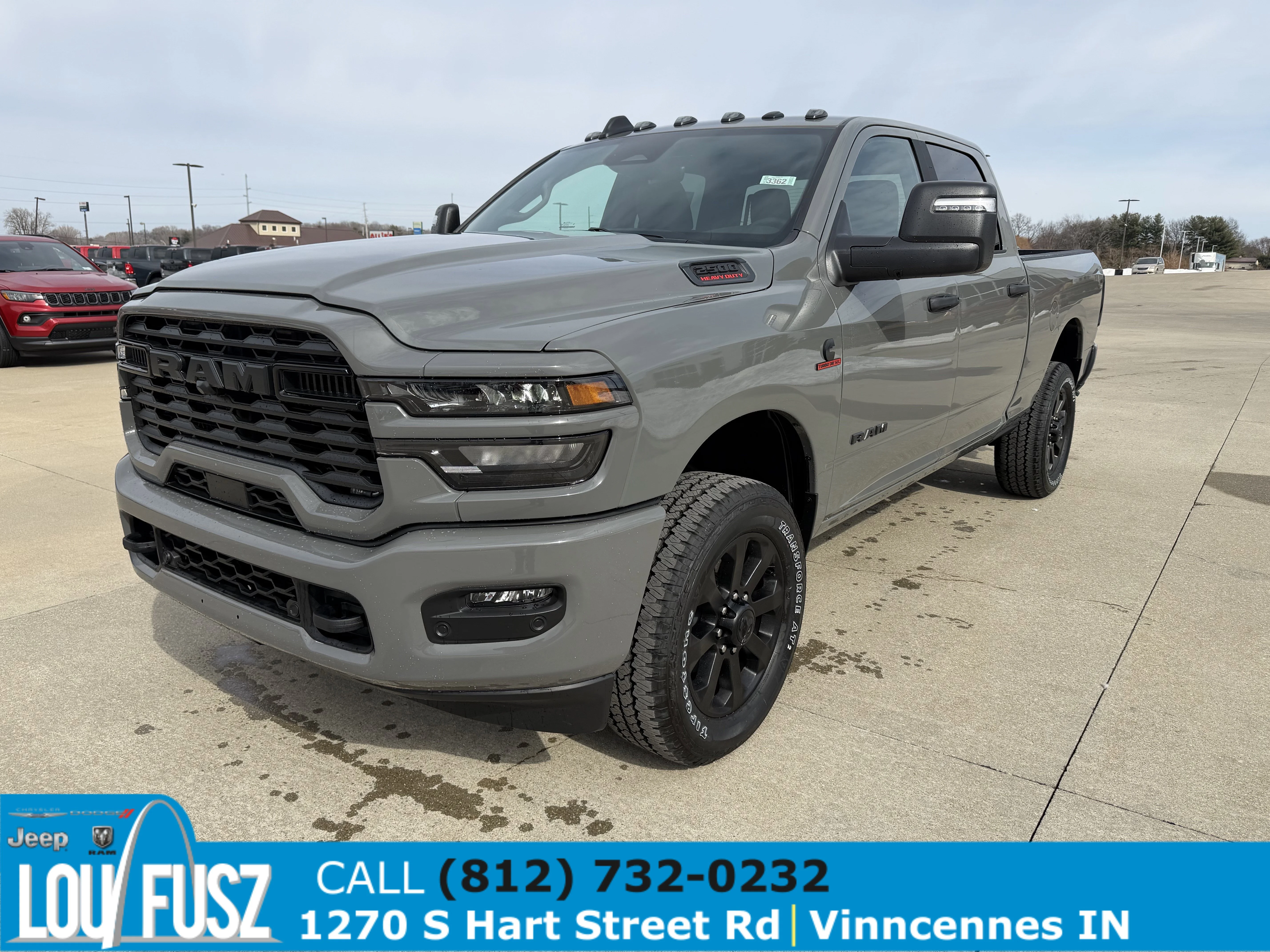 New 2026 Ceramic Gray Clear-Coat Exterior Paint RAM Big Horn image 3