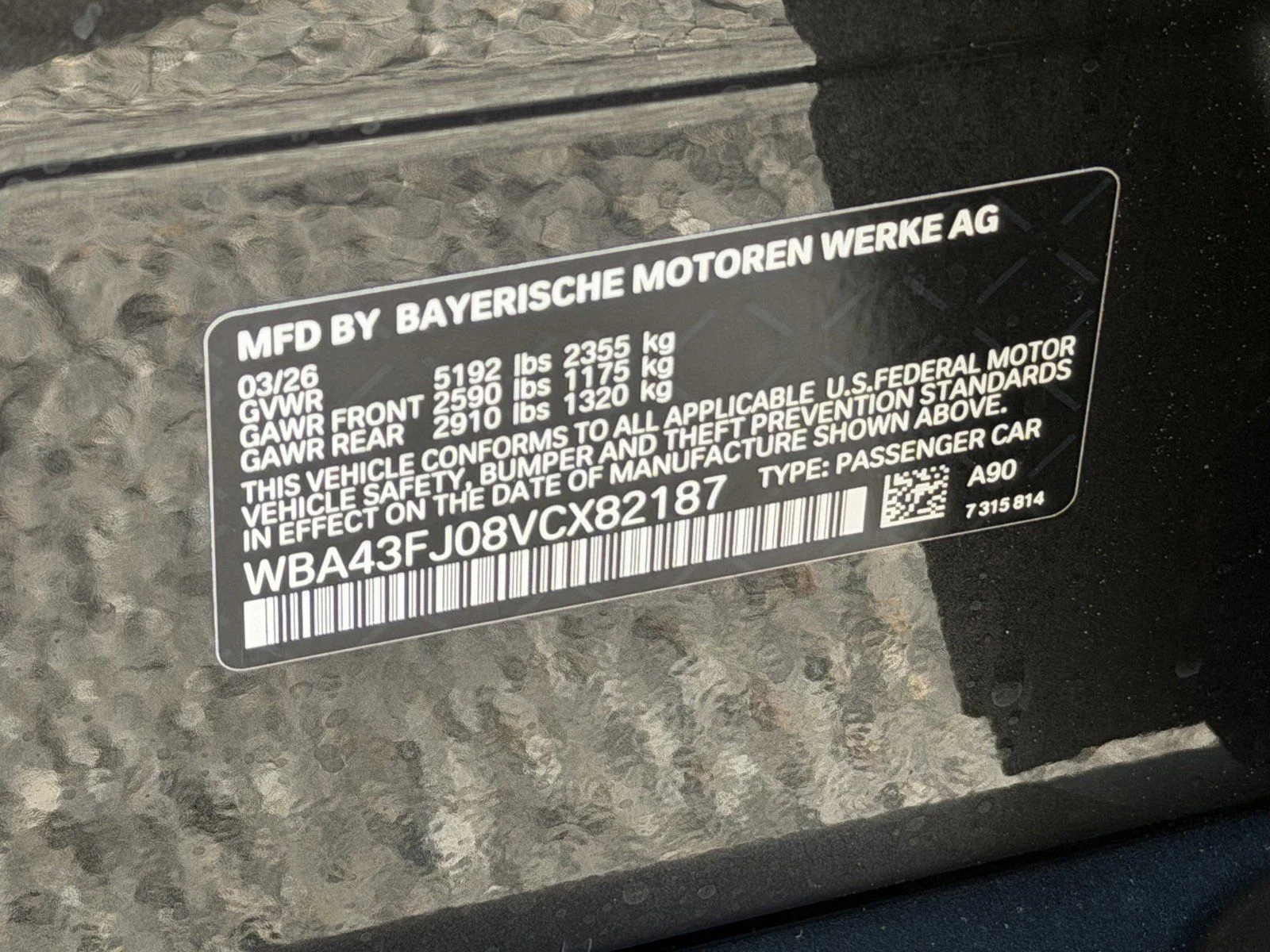 New 2027 Dark Graphite Metallic BMW 530i image 39