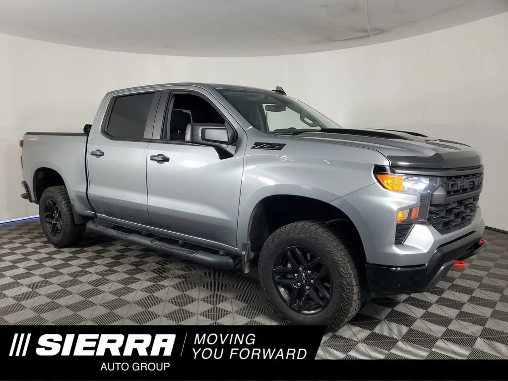 Used 2024 Sterling Gray Metallic Chevrolet Custom Trail Boss image 1