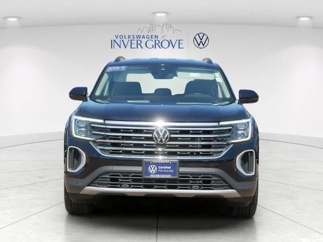 Certified 2026 Volkswagen Atlas SE w/Tech with VIN 1V2HN2CA6TC515252 for sale in Inver Grove Heights, Minnesota