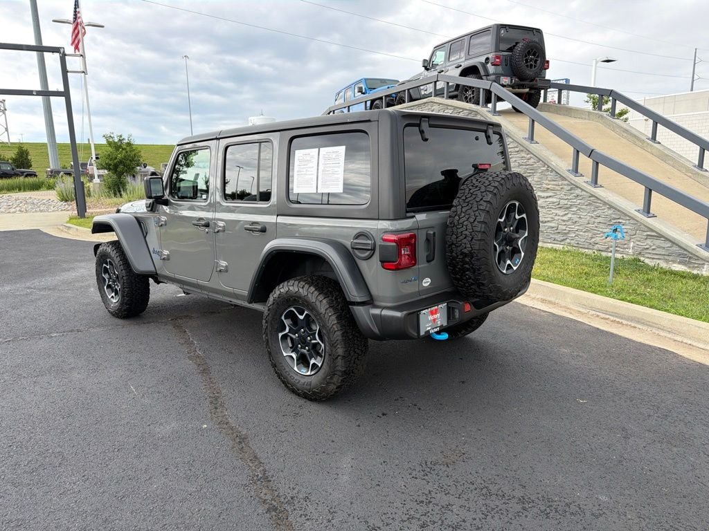 Used 2023 Gray Jeep Rubicon 4xe image 5
