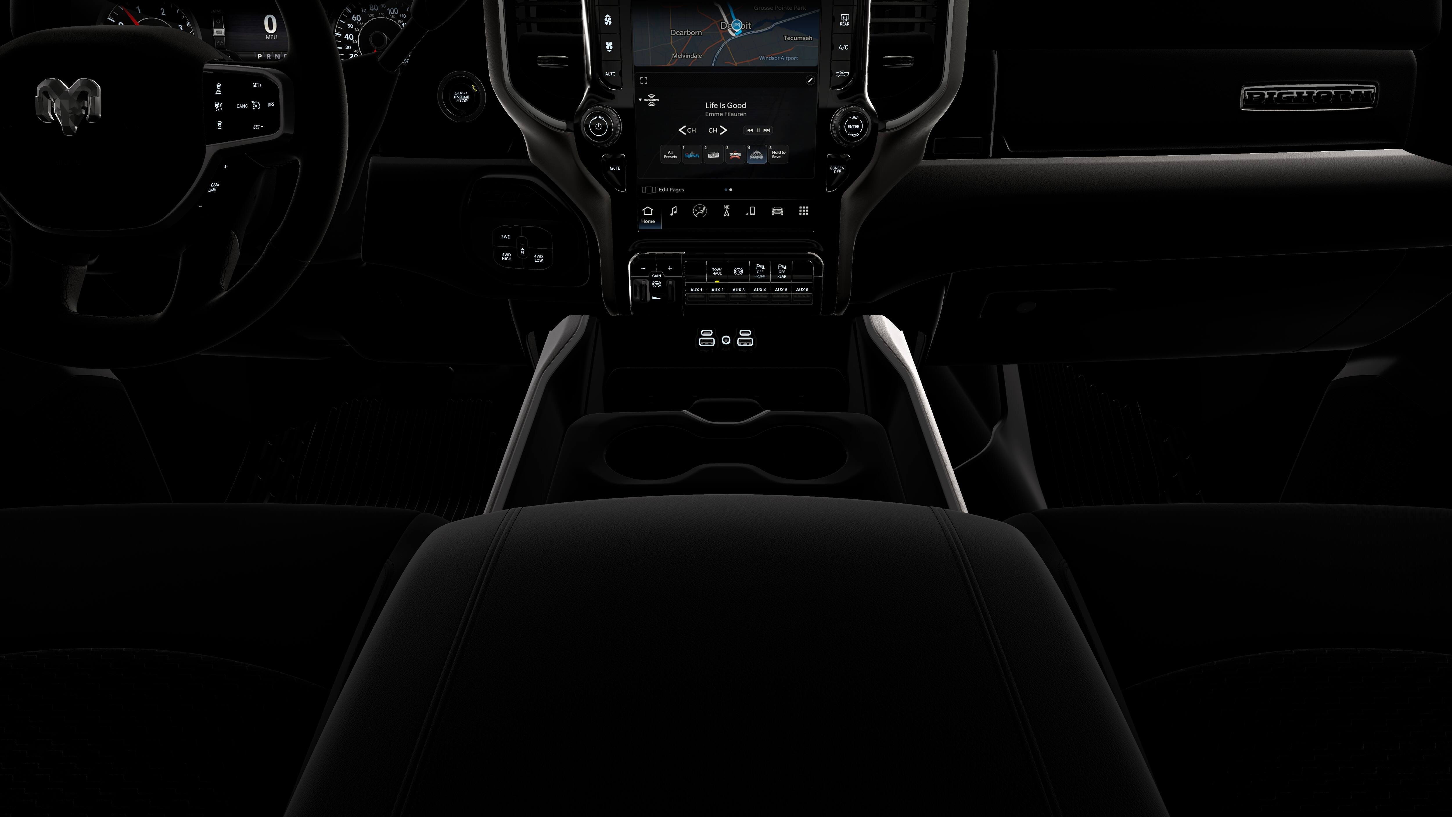 New 2026 Bright White Clear-Coat Exterior Paint RAM BIG HORN image 17