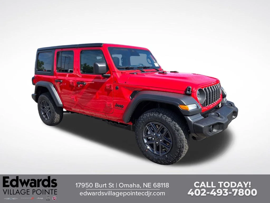 New 2026 Firecracker Red Clear-Coat Exterior Paint Jeep Sport S image 1