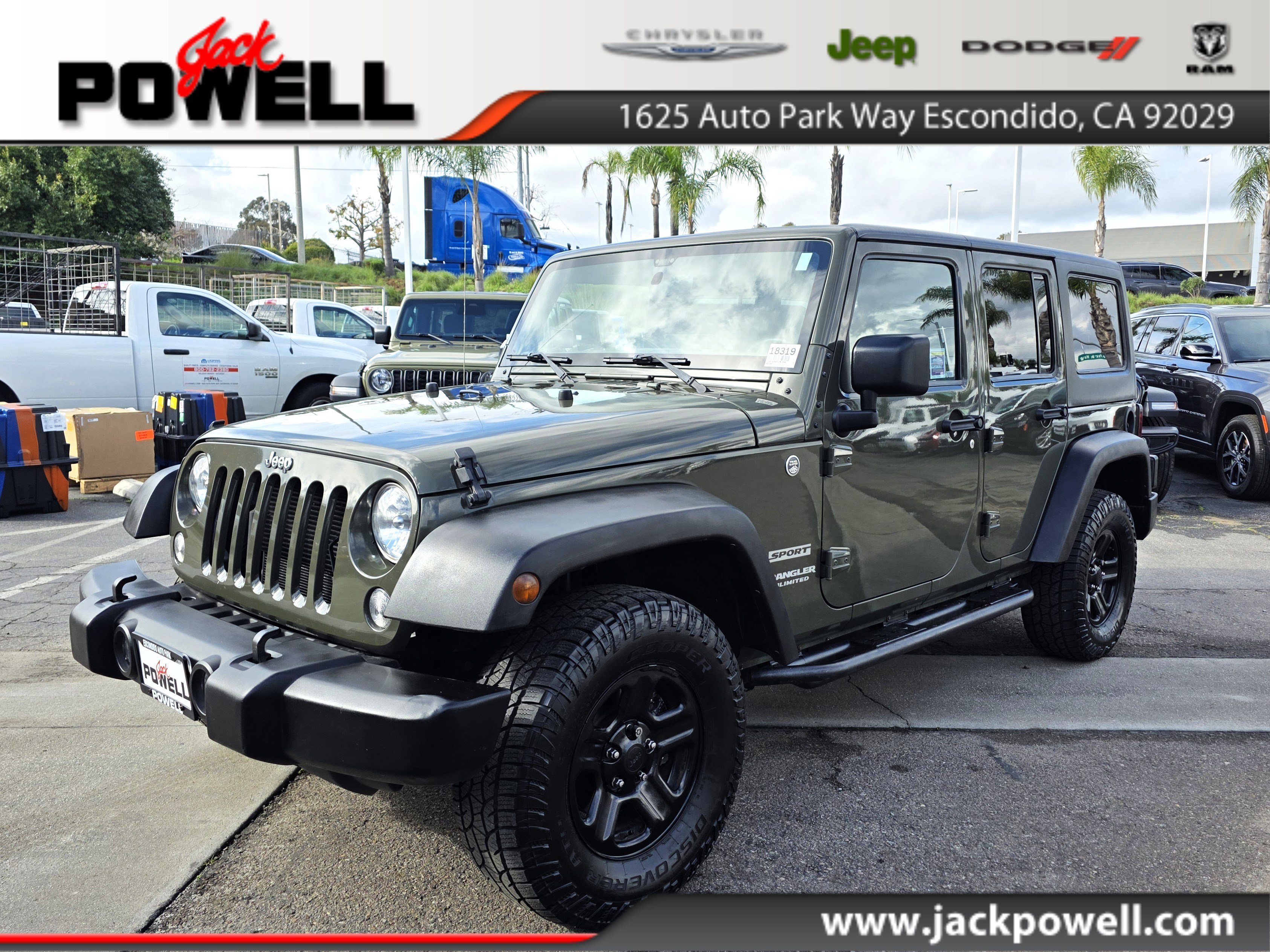 2015 Jeep Wrangler Unlimited Sport