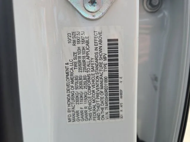 Used 2024 White Honda Sport image 30