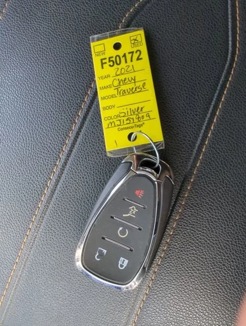 Used 2021 SILVER ICE METALLIC Chevrolet LT Leather image 42