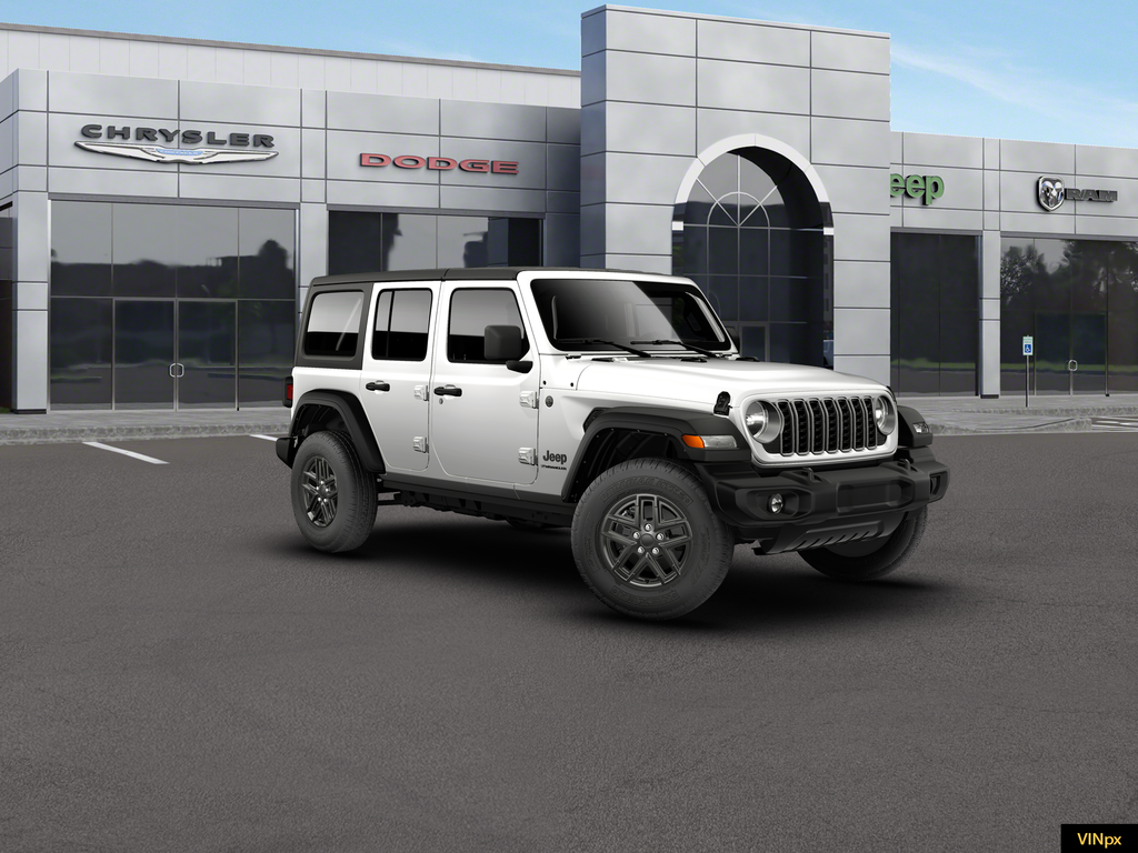 New 2026 Bright White Clear-Coat Exterior Paint Jeep Sport image 9