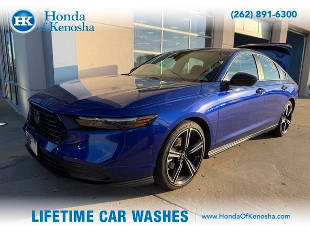 Certified Used 2025 Still Night Pearl Honda HYBRID SPORT image 1
