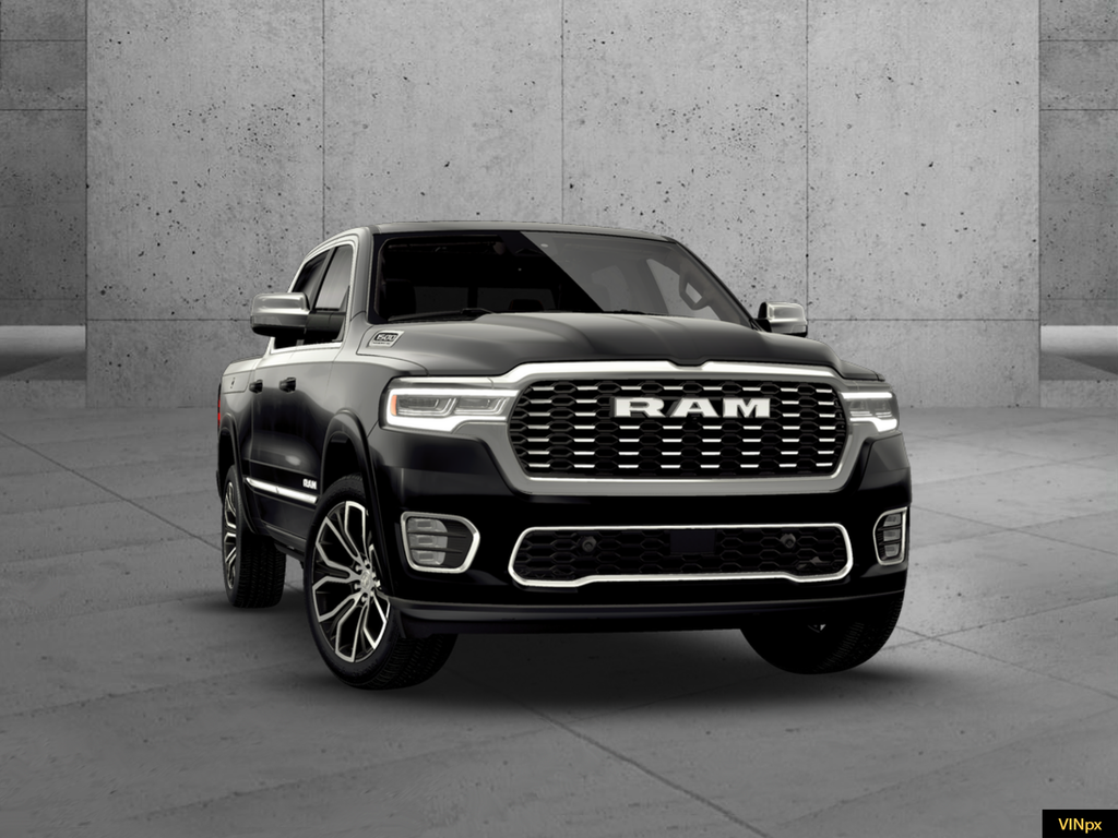 New 2026 Diamond Black Crystal Pearl-Coat Exterior Paint RAM Tungsten image 15