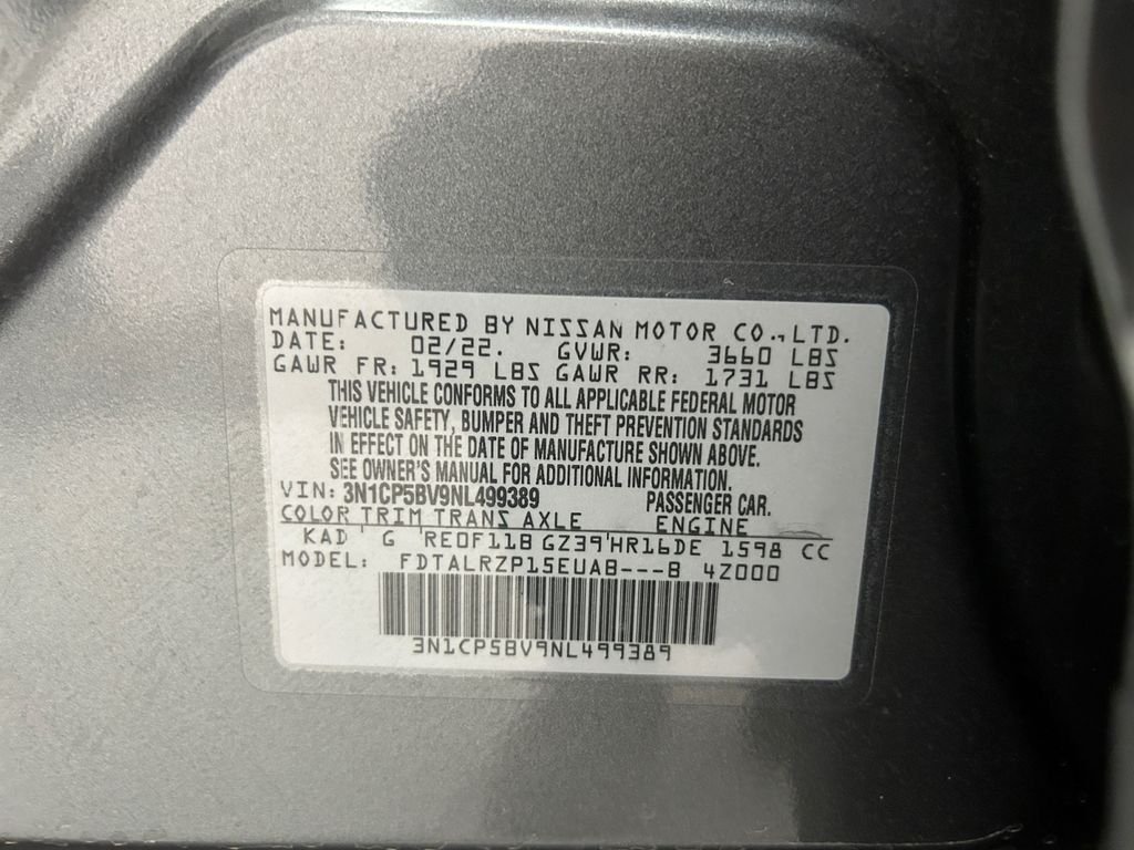 Used 2022 Gray Nissan S image 20