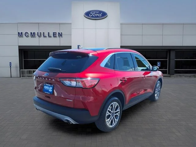 Certified Used 2021 Red Metallic Ford SEL image 5