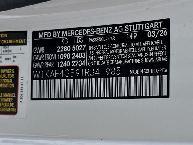 New 2026 Polar White Mercedes-Benz C 300 image 31