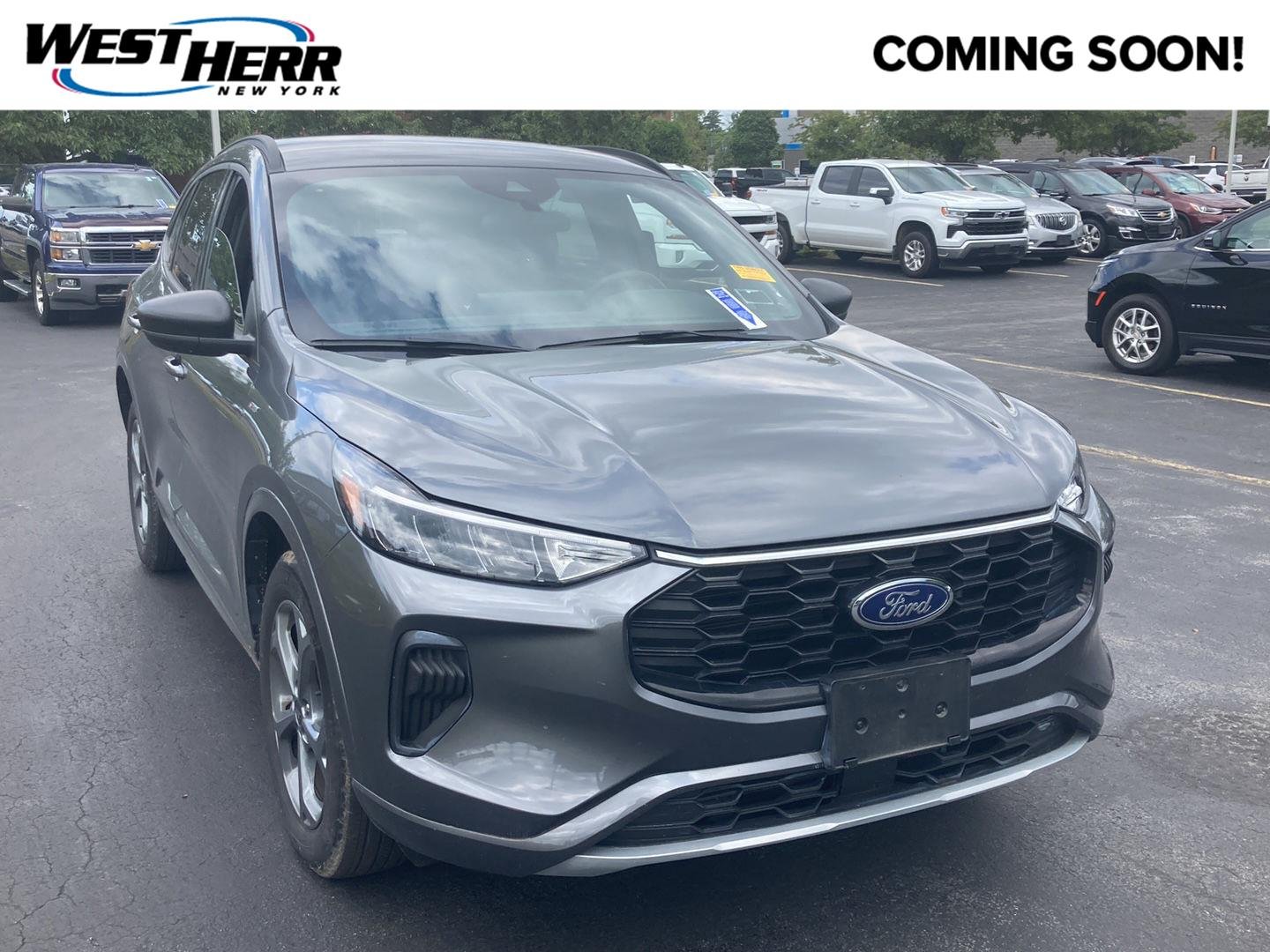 Used 2023 Carbonized Gray Ford ST-Line image 1