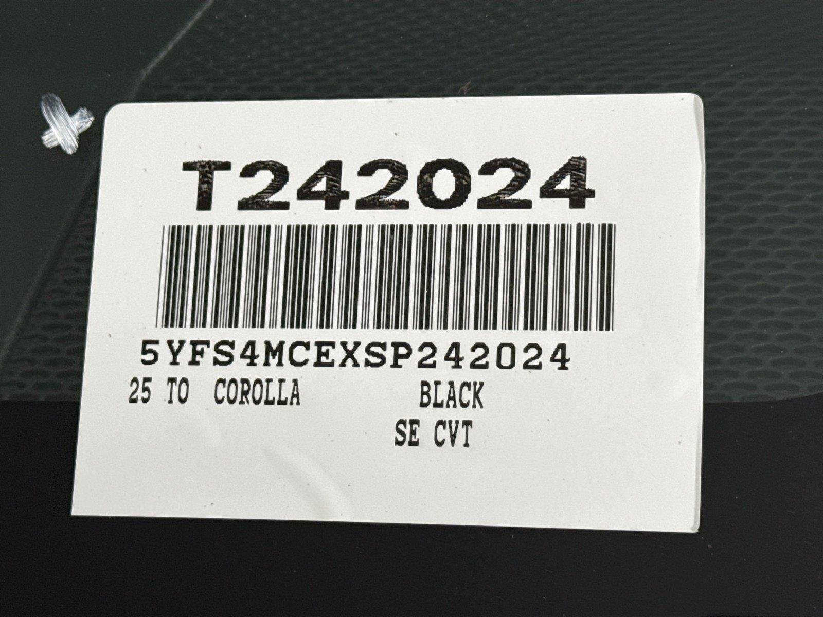 Certified Used 2025 Midnight Black Metallic Toyota SE image 43