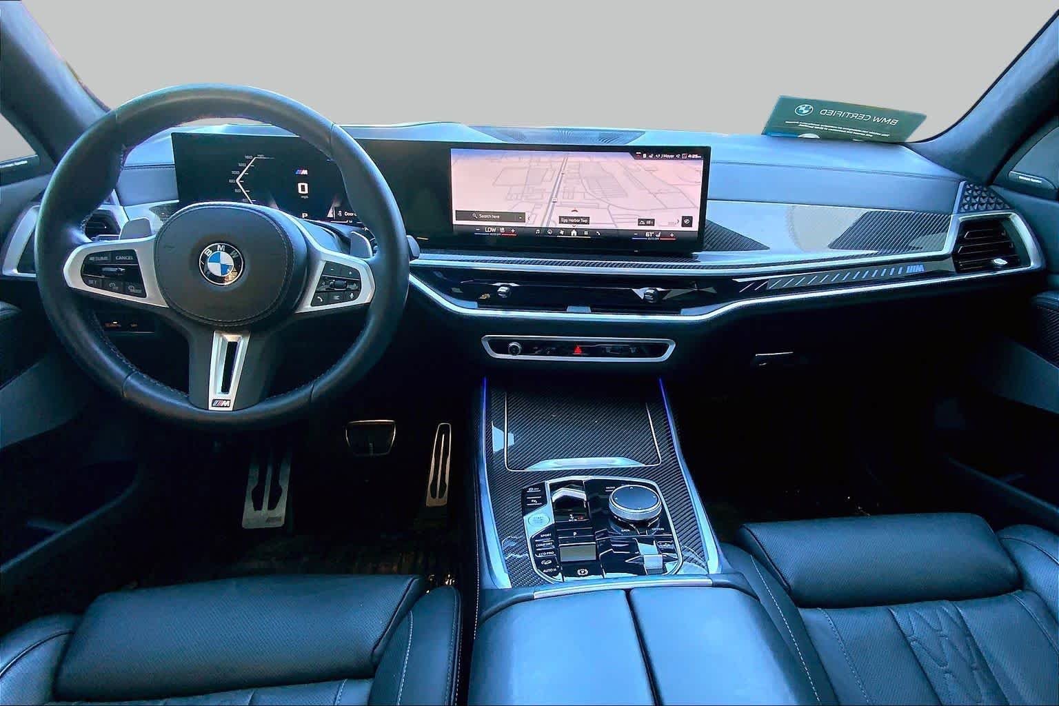 Certified Used 2024 Marina Bay Blue Metallic BMW M60i image 15