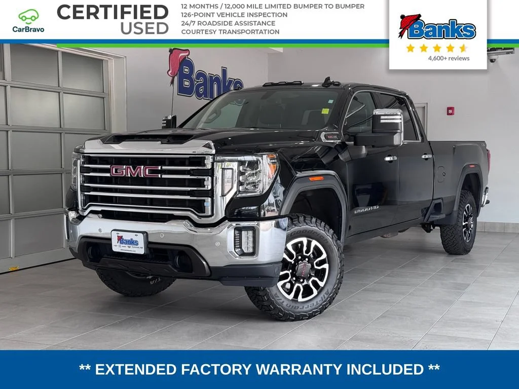 Certified Used 2020 ONYX BLACK GMC SLT image 1