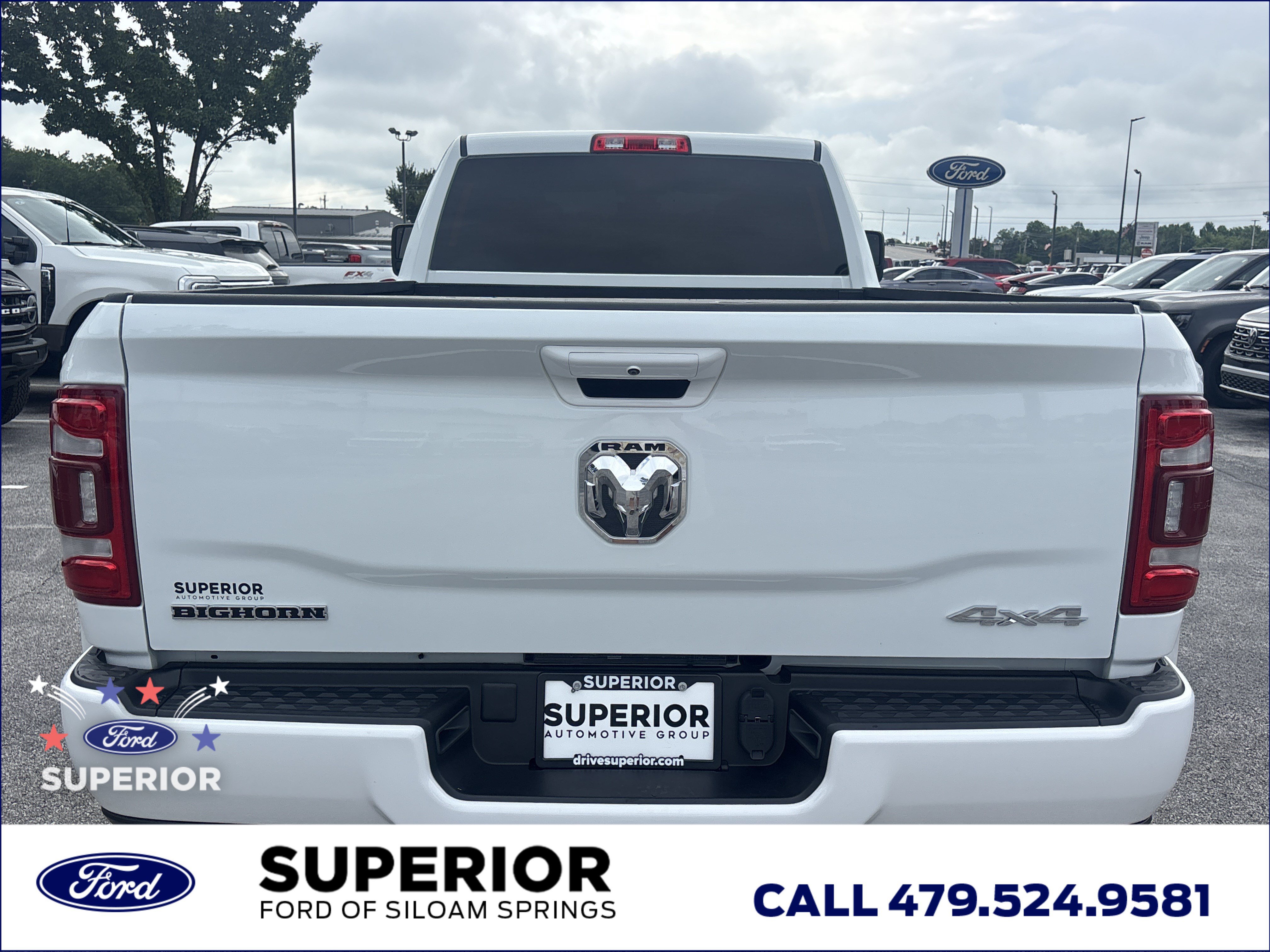 Used 2024 Bright White Clearcoat Ram Big Horn image 5