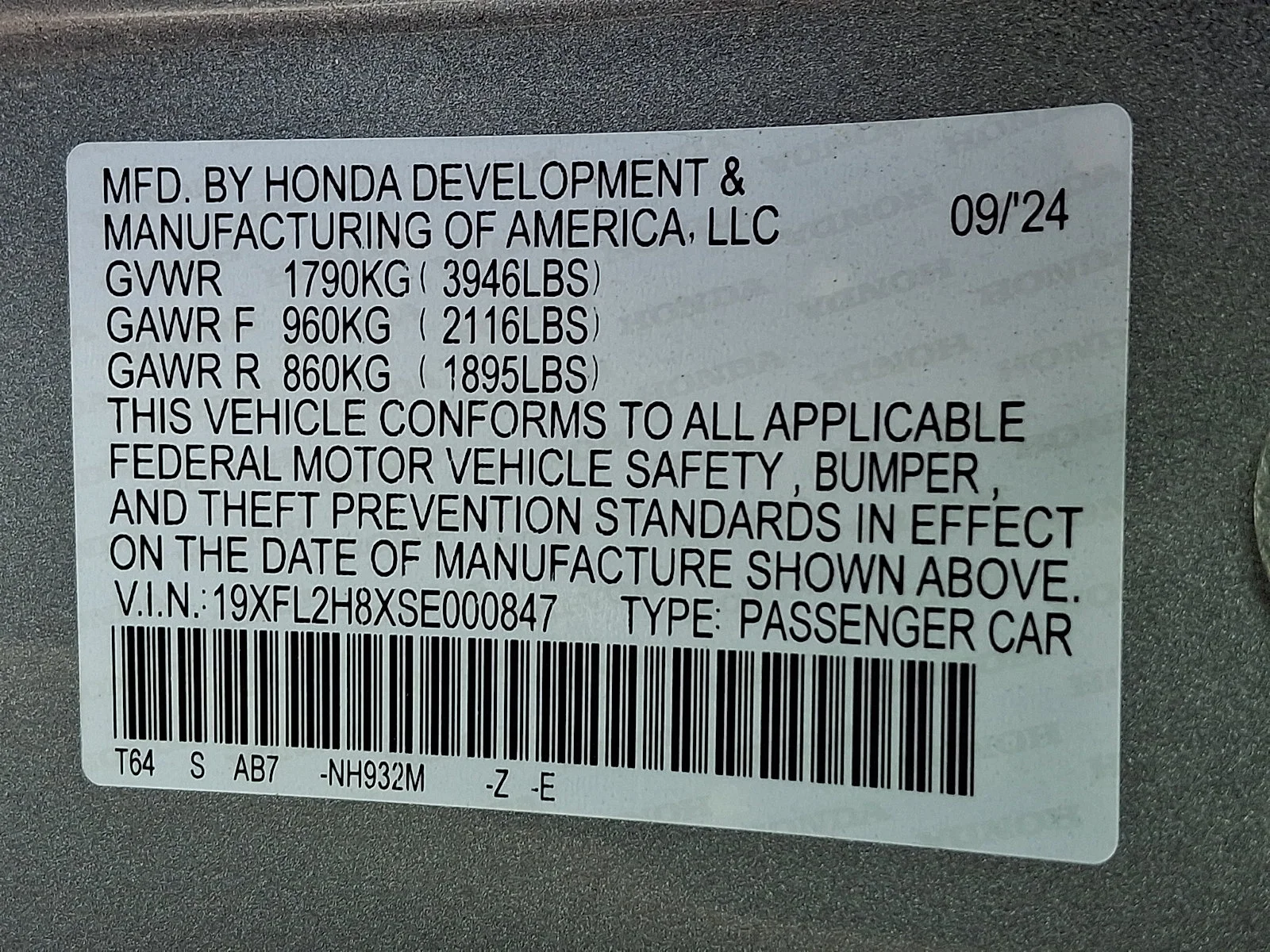 Certified Used 2025 Solar Silver Metallic - SA Honda Sport image 25