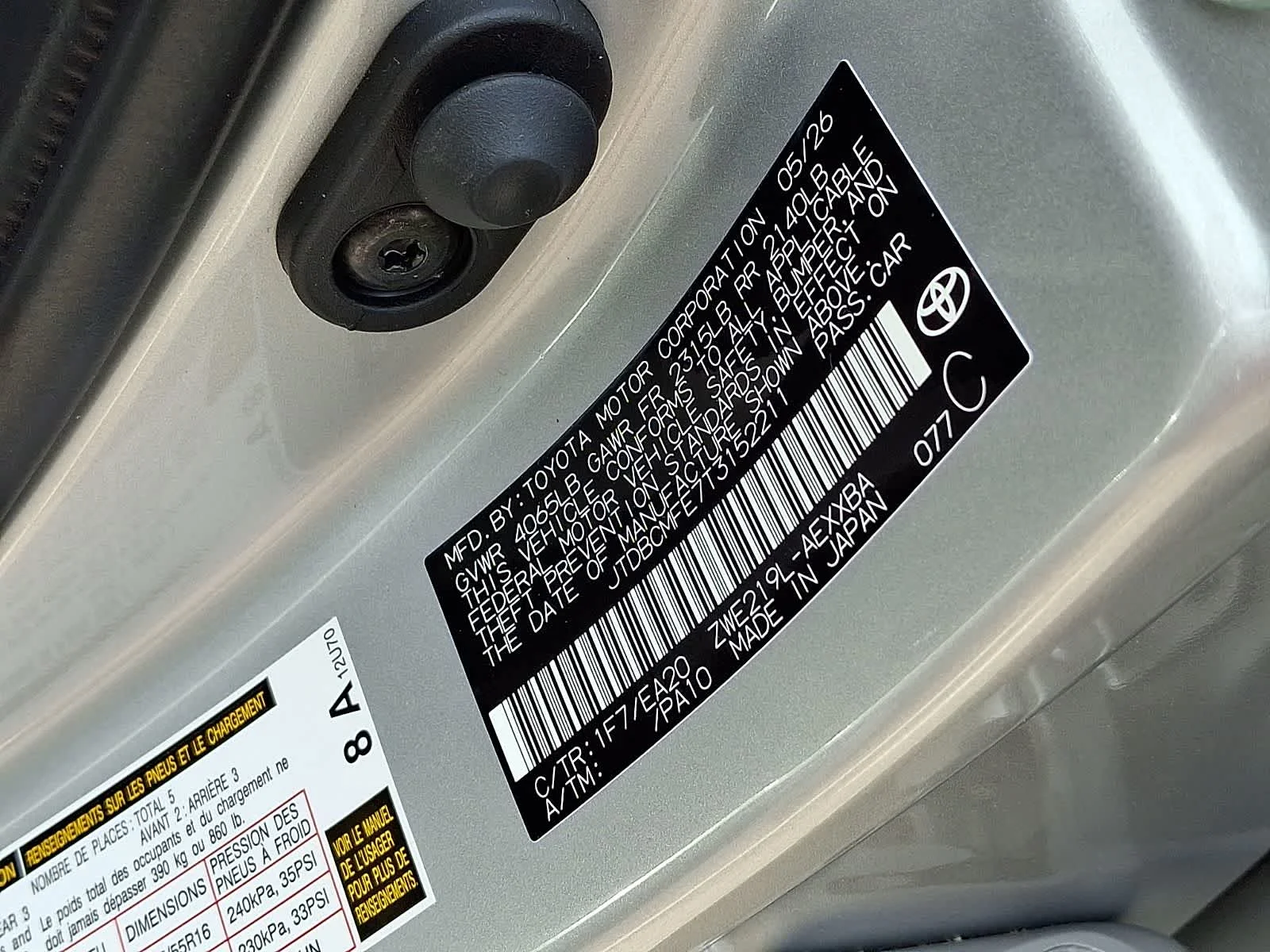 New 2026 Classic Silver Metallic Toyota  XLE image 23
