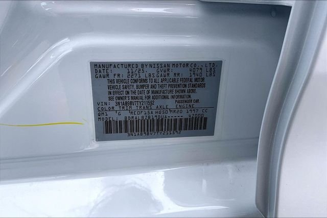 New 2026 Nissan Sentra S 4D Sedan