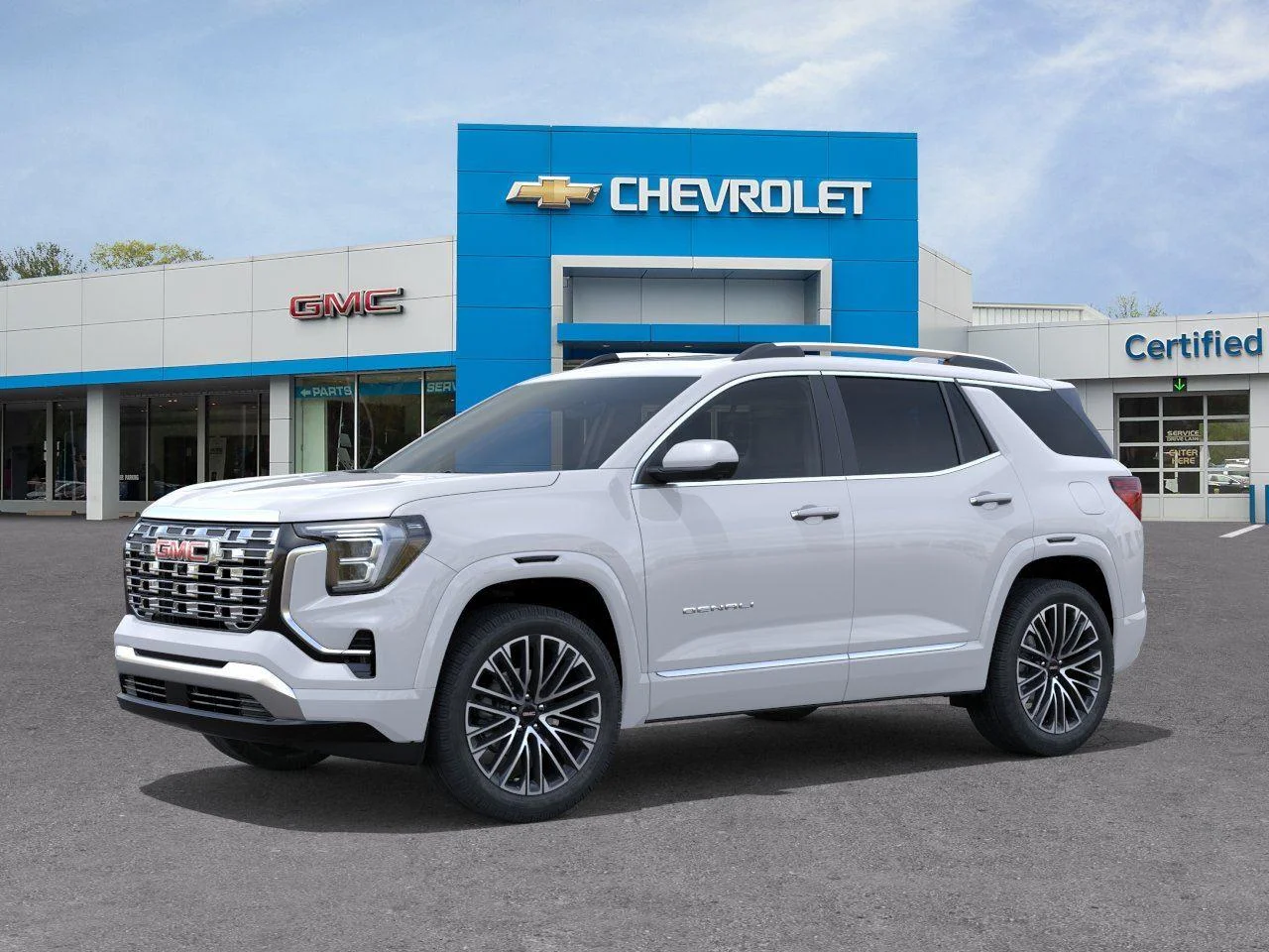 New 2027 Glacier White Tricoat GMC AWD Denali image 2