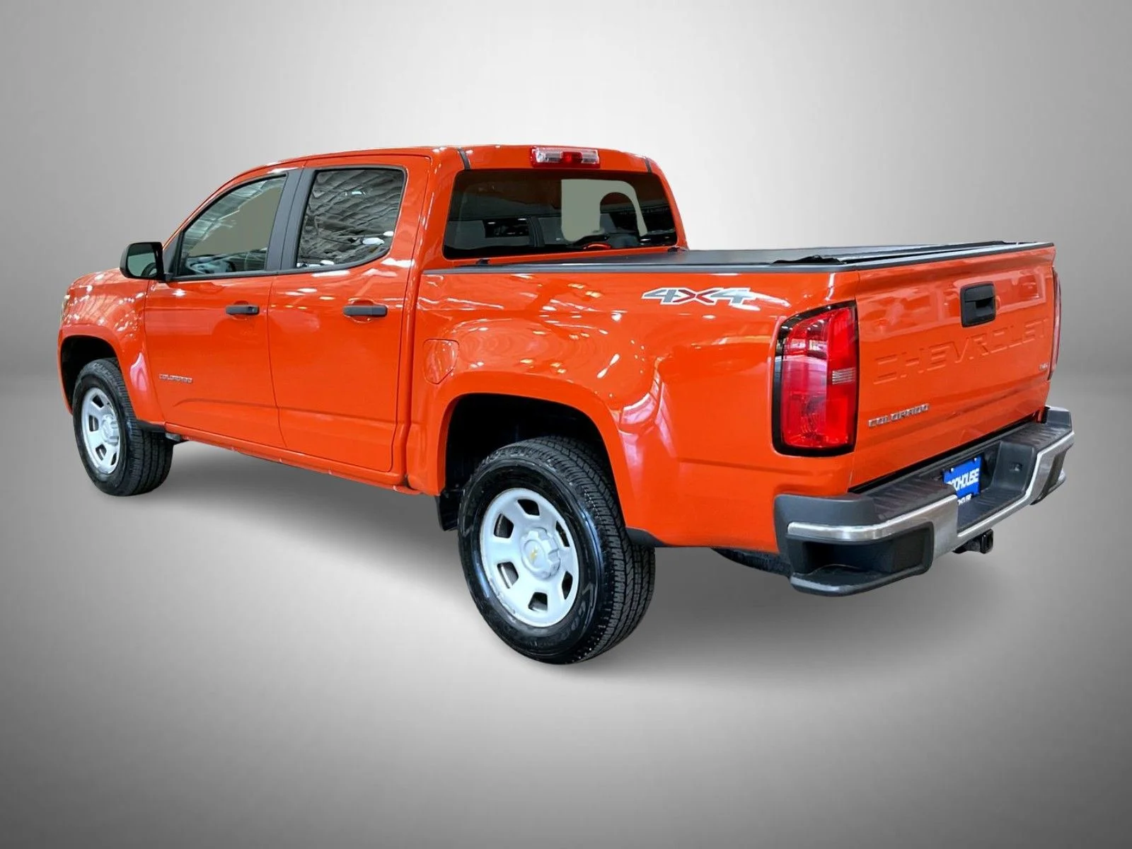 Used 2021 Orange Chevrolet Work Truck image 7