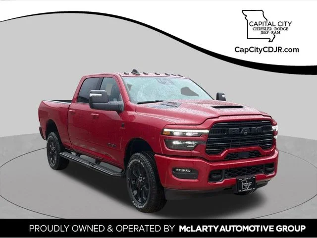 New 2026 Molten Red Pearl-Coat Exterior Paint RAM Laramie image 1