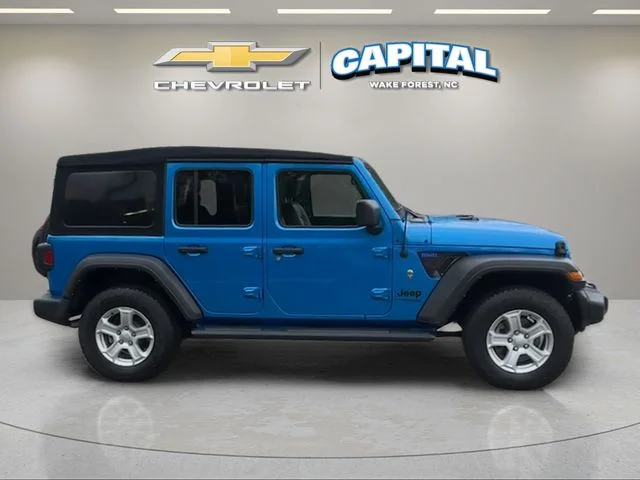 Used 2022 Blue Jeep Unlimited Sport S image 6
