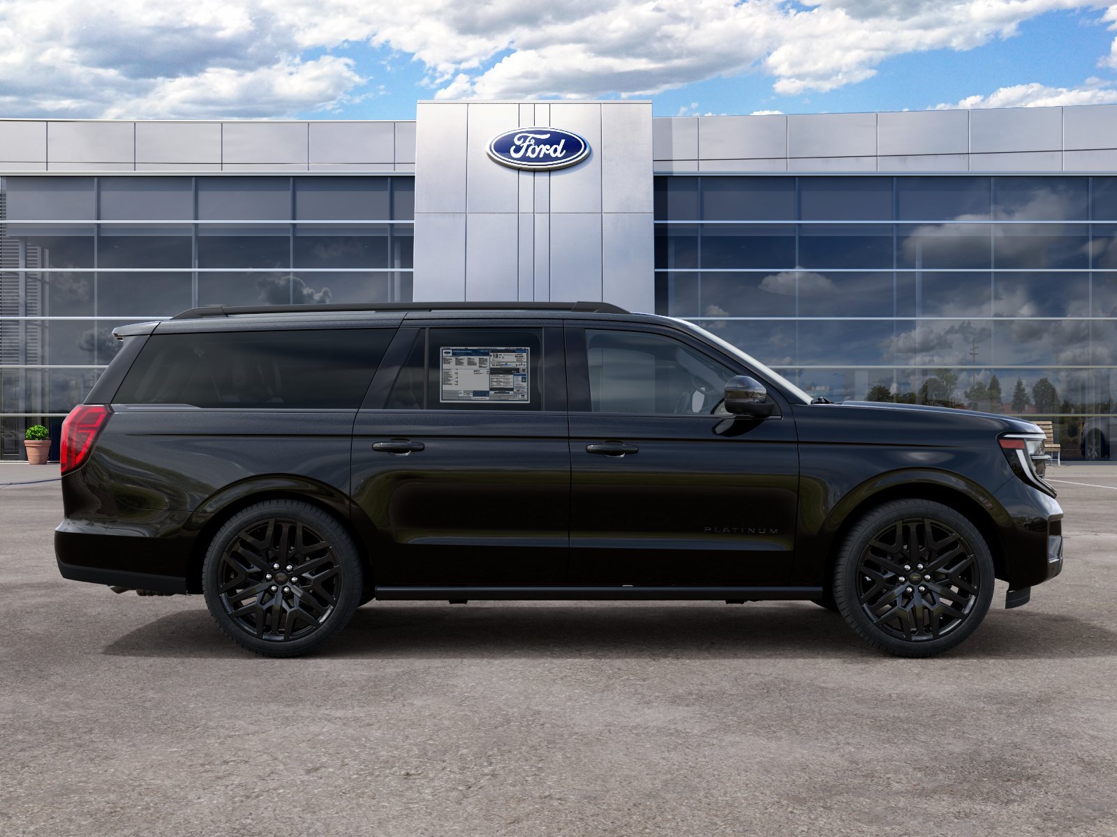 New 2027 Agate Black Metallic Ford Platinum image 6