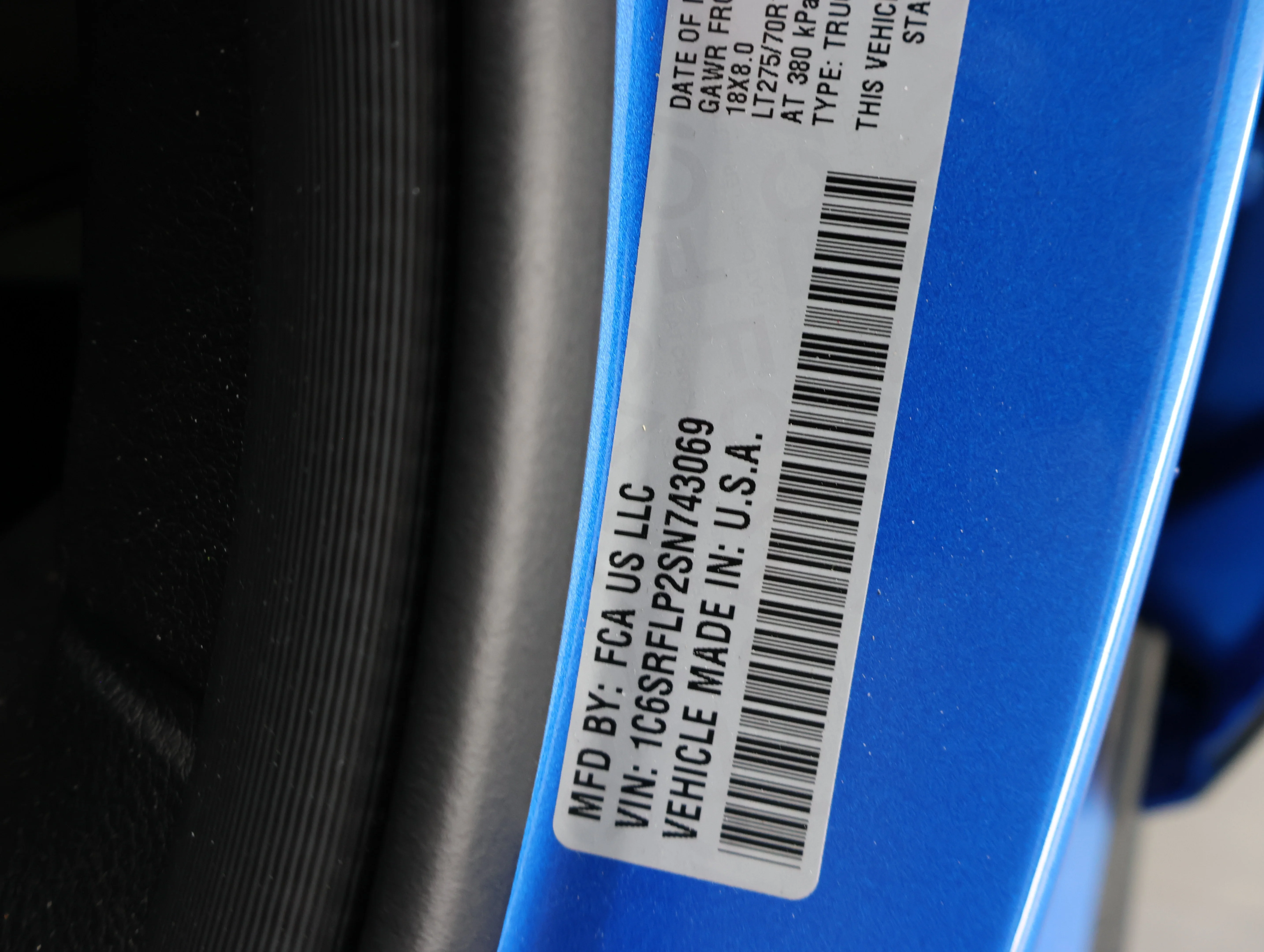 Used 2025 Hydro Blue Pearlcoat Ram Rebel image 74