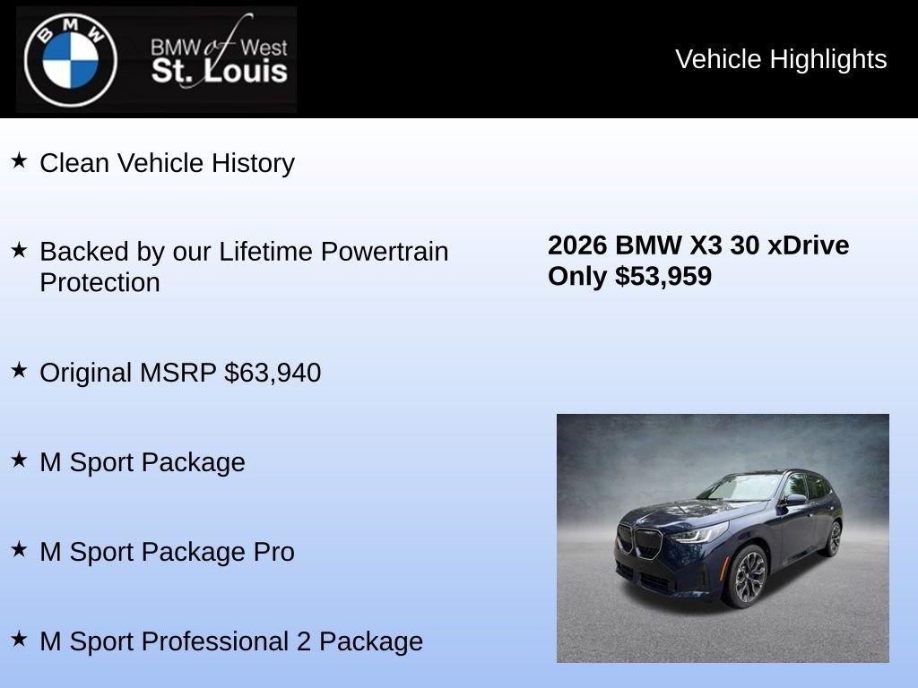 Used 2026 Blue BMW 30 xDrive image 7