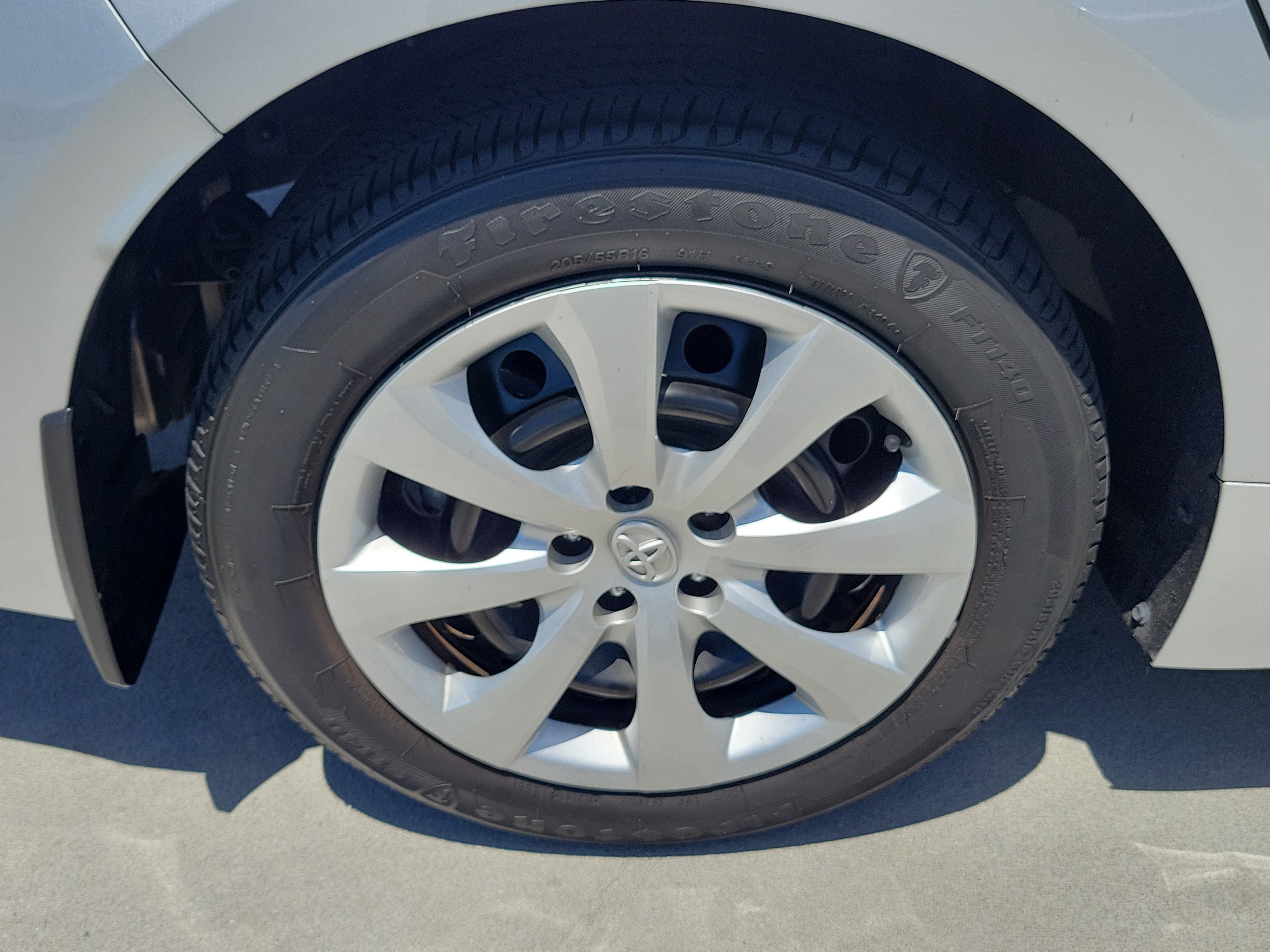 Used 2025 Classic Silver Metallic Toyota LE image 7