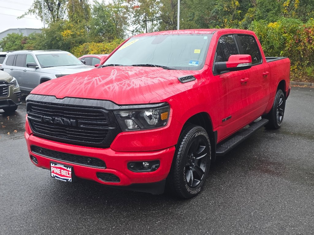 Used 2020 Flame Red Clear Coat Ram Big Horn/Lone Star image 1