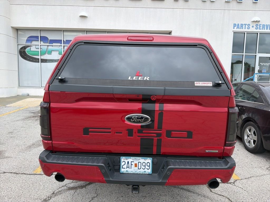 Used 2022 Red Metallic Ford LARIAT image 5