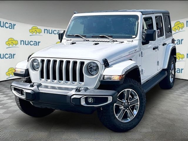 Used 2022 White Jeep Unlimited Sahara image 12