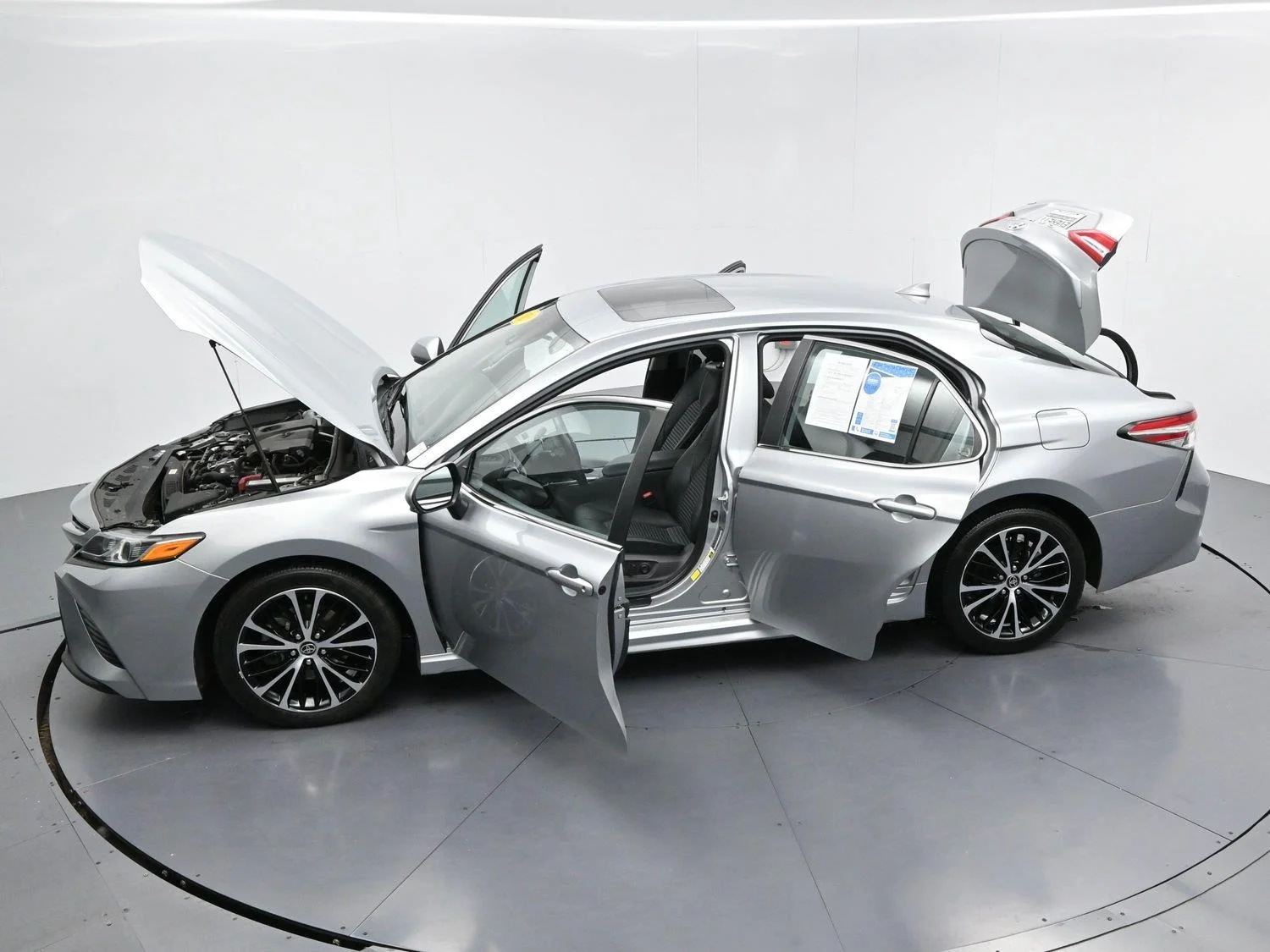 Used 2020 Celestial Silver Metallic Toyota SE image 41