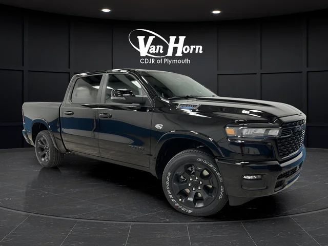 New 2026 Diamond Black Crystal Pearl-Coat Exterior Paint RAM Big Horn/Lone Star image 1