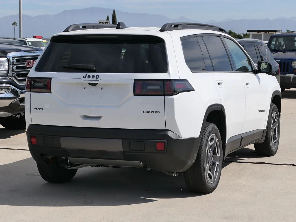 New 2026 Bright White Clear Coat Jeep Limited 4x4 image 3