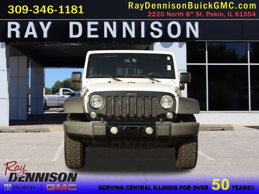 Used 2016 Jeep Wrangler Unlimited Willys Wheeler with VIN 1C4BJWDGXGL214406 for sale in Pekin, IL