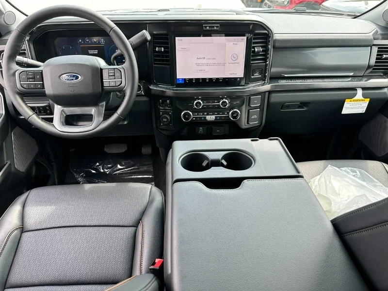 New 2026 Glacier Gray Metallic Tri-Coat Ford LARIAT 4WD Crew Cab 6.75