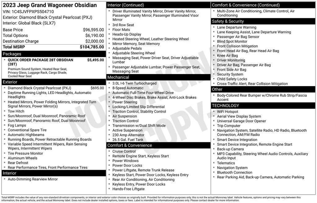Certified Used 2023 Black Jeep Series II image 39